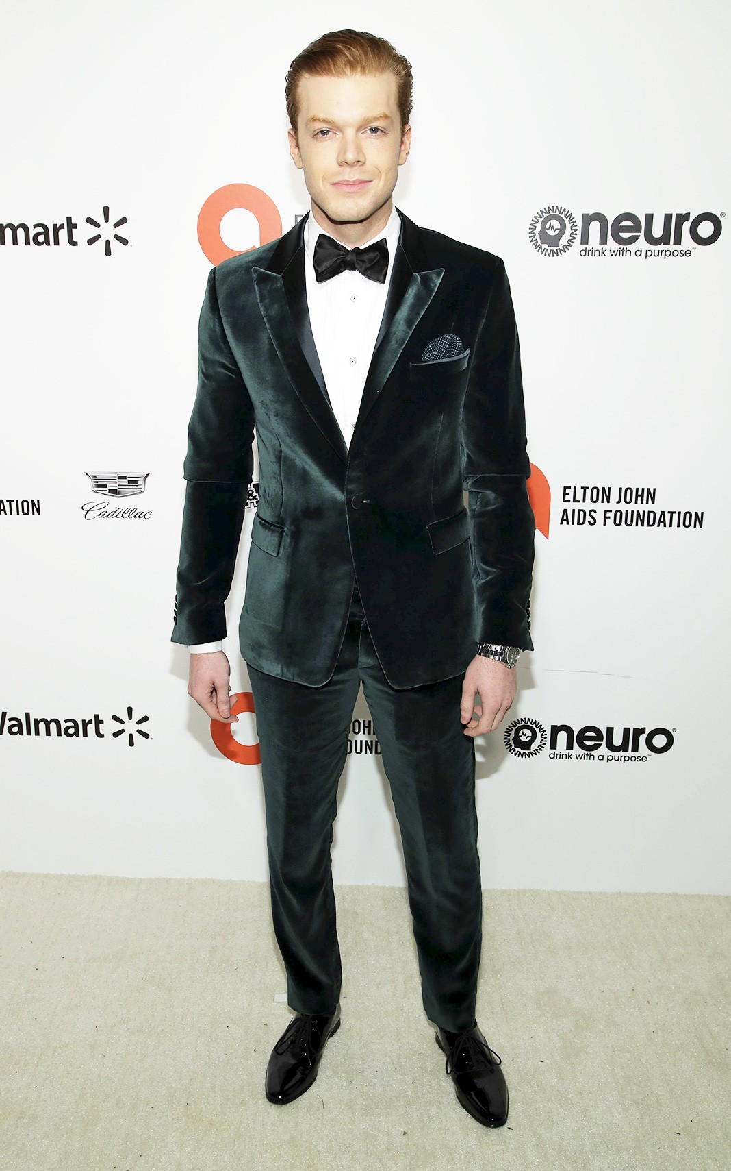 Камерон Монахэн на вечеринке 28th Annual Elton John AIDS Foundation Academy Awards Viewing Party в Западном Голливуде, 9 февраля 2020 г.