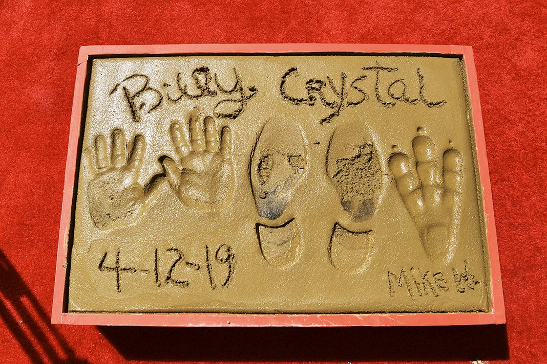 Билли Кристал на церемонии Hand and Footprint Ceremony на 10-м кинофестивале TCM Classic