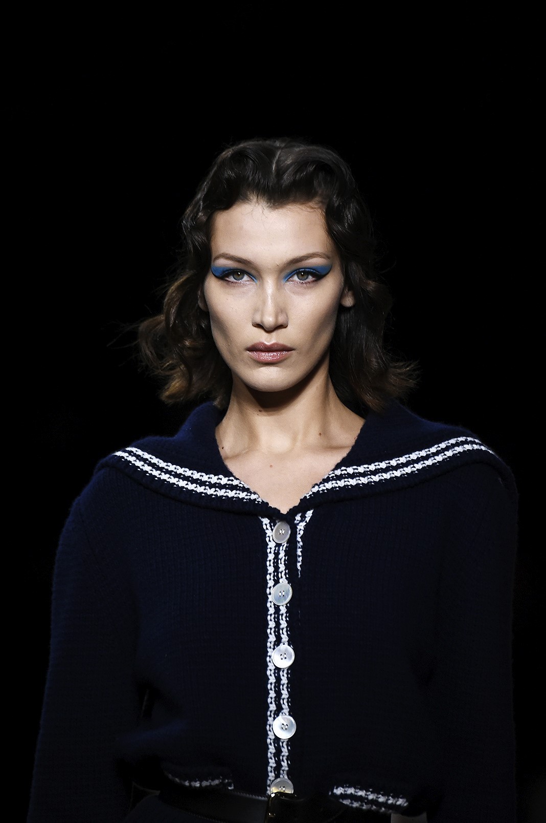 На шоу Miu Miu Womenswear Осень/Зима 2020/2021 в рамках Парижской недели моды, 3 марта 2020 г.