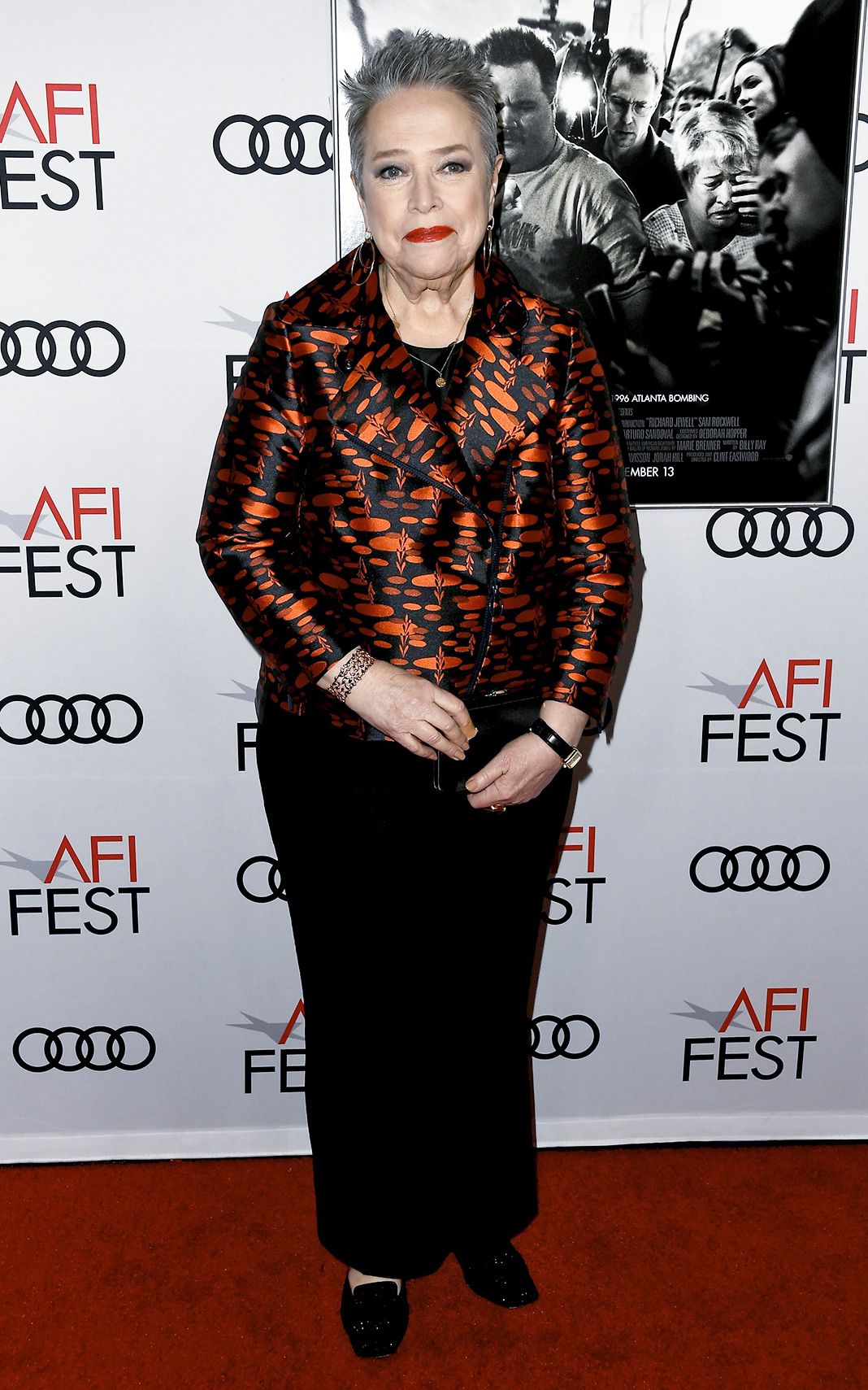 Кэти Бейтс на премьере фильма «Дело Ричарда Джуэлла» в рамках AFI FEST 2019 в Голливуде, 20 ноября 2019 г.