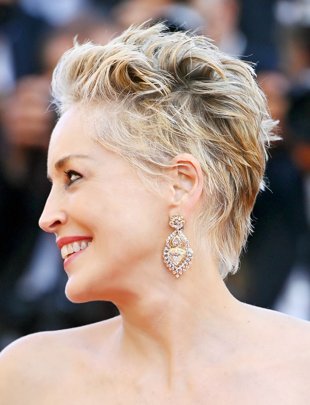 Шэрон Стоун на премьере фильма «История моей жены», 14 июля 2021 г. look 8