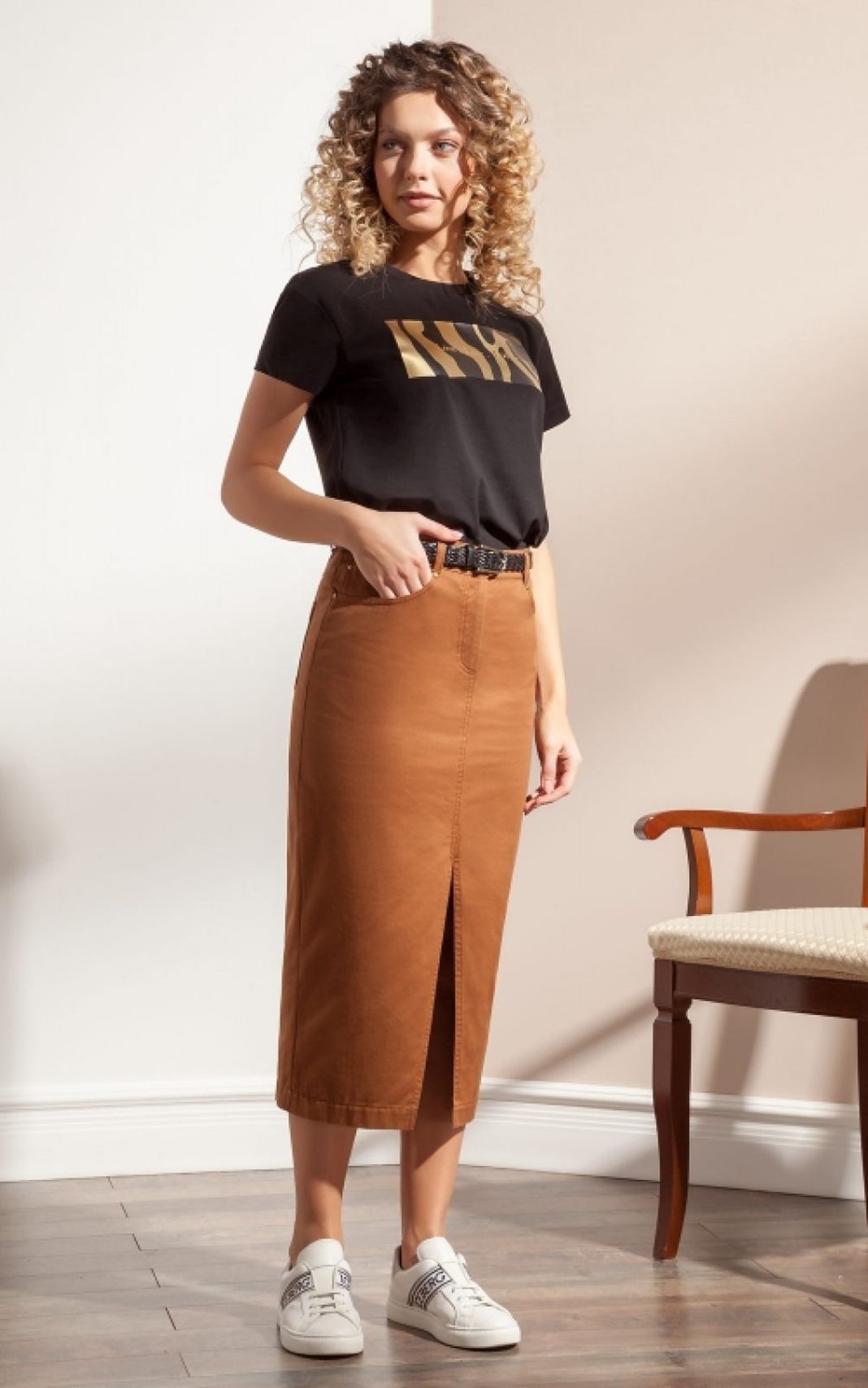 С чем носить юбку-карандаш look 3 Юбка-карандаш look 3