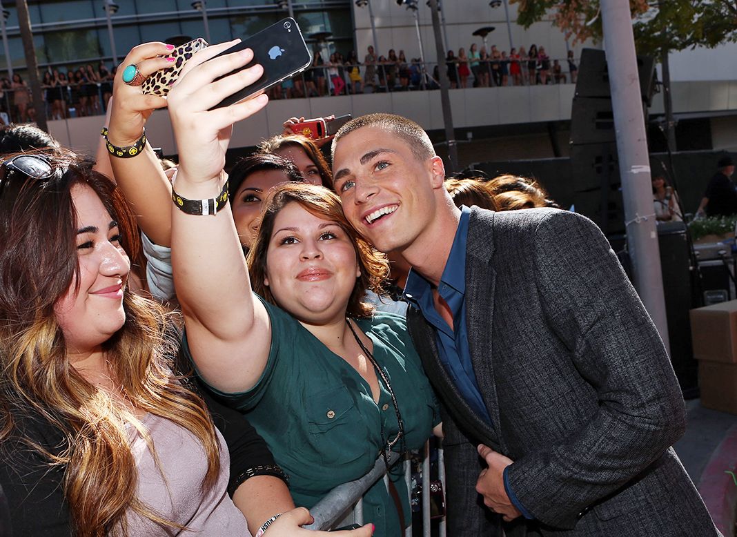 Актер Колтон Хейнс на церемонию вручения награды MTV Video Music Awards 2012.