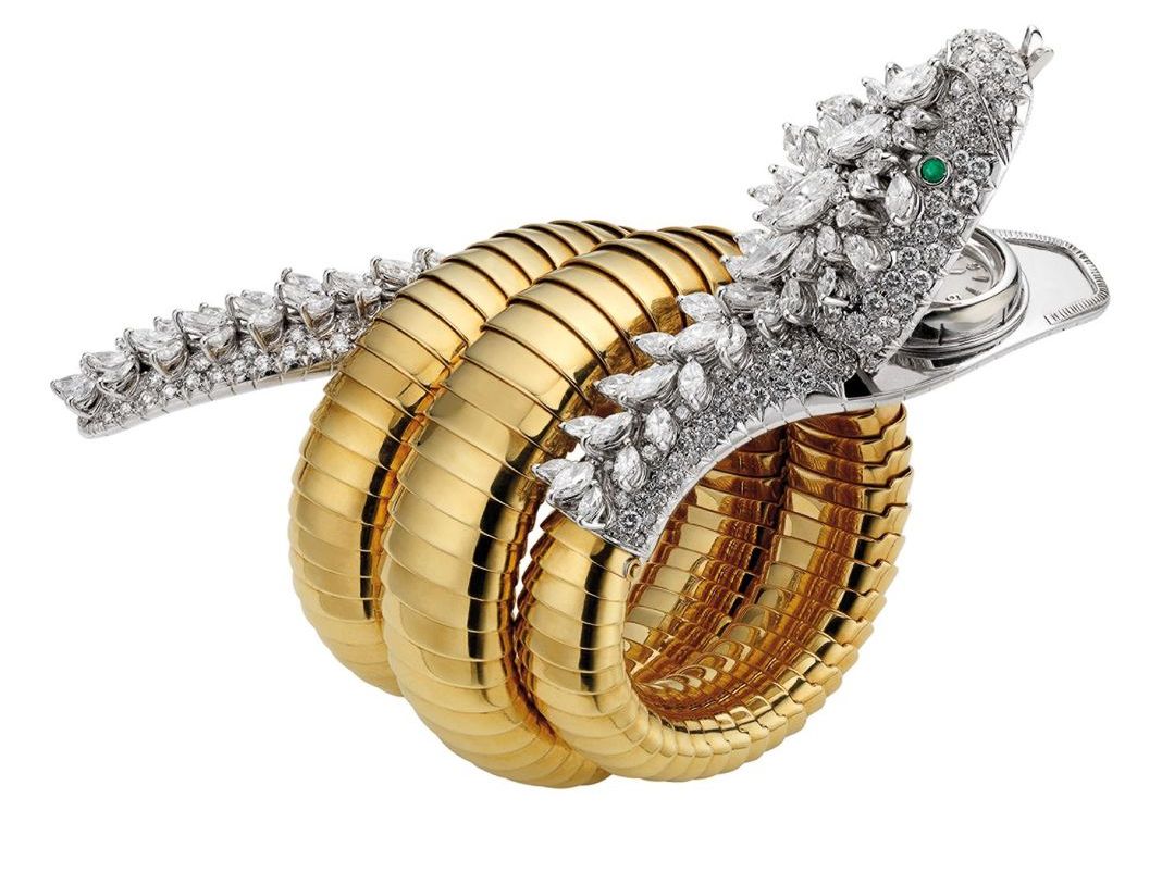 Bvlgari, браслет-часы Serpenti, принадлежавшие Элизабет Тейлор, 1961 г.