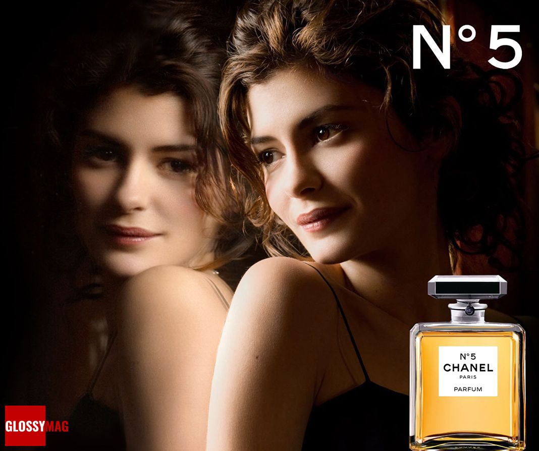 Актриса Одри Тоту в рекламной кампании Chanel N°5, 2009 г. Одри Тоту в рекламной кампании Chanel N°5, 2009 г.