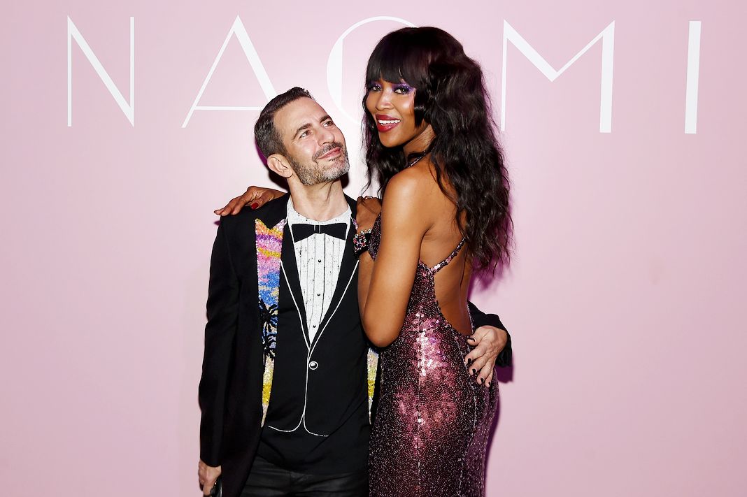 Дизайнер Марк Джейкобс и Наоми Кэмпбелл на мероприятии NAOMI.