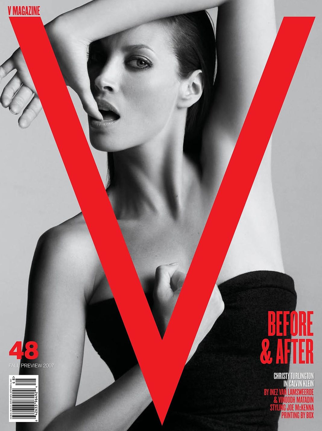 На обложке V Magazine