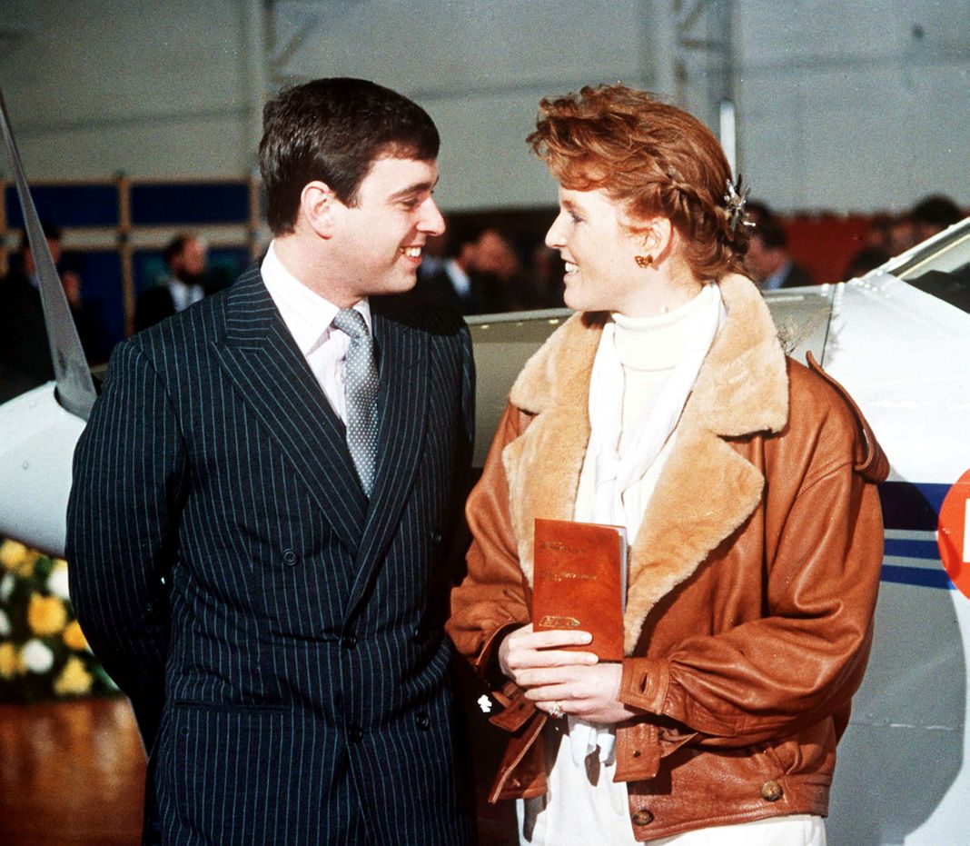 Сара Фергюсон и принц Эндрю, 1986 г. Сара Фергюсон и принц Эндрю