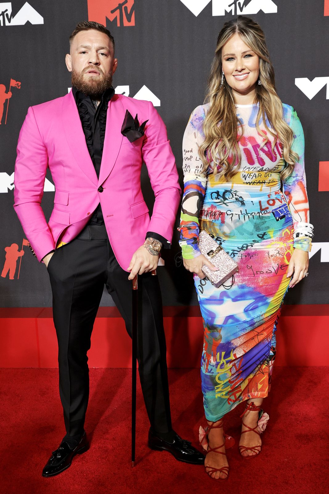 Конор Макгрегор, Ди Дэвлин на церемонии вручения премий MTV Video Music Awards 2021