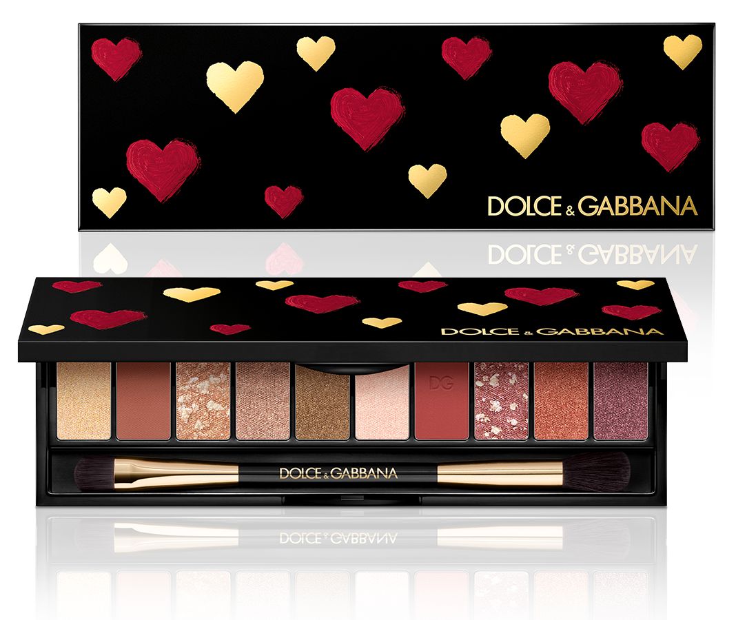 Dolce&Gabbana, палетка теней для век 10 оттенков DG Heart Palette Dolce&Gabbana DG Heart Palette