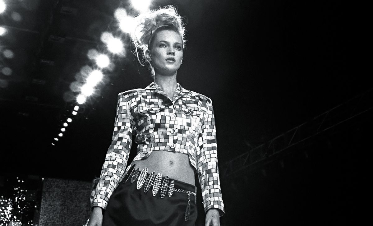 Кейт Мосс на шоу Todd Oldham