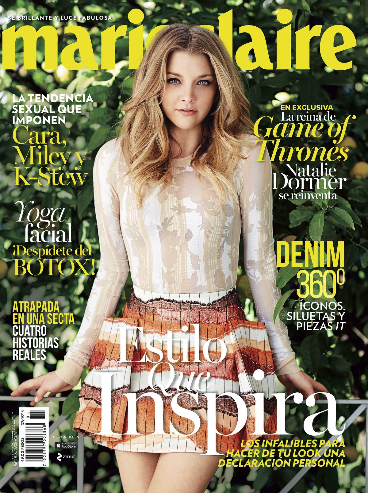На обложке журнала Marie Claire