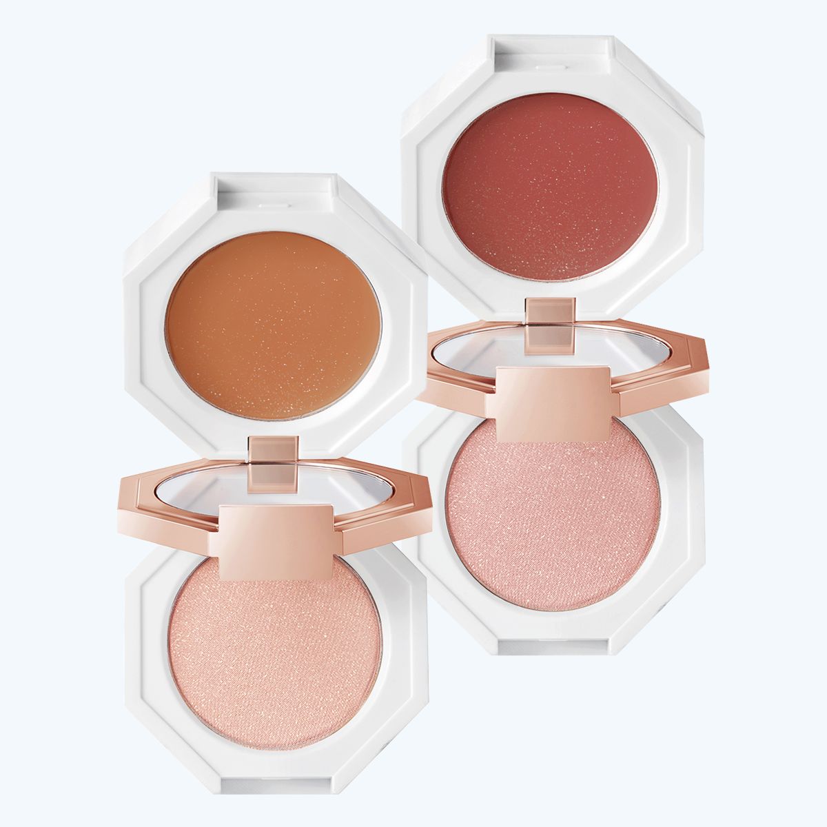 Dear Dahlia, компактные мультифункциональные палетки Paradise Dual Palettes Multi Balm & Blusher Dear Dahlia Paradise Dual Palettes Multi Balm & Blusher