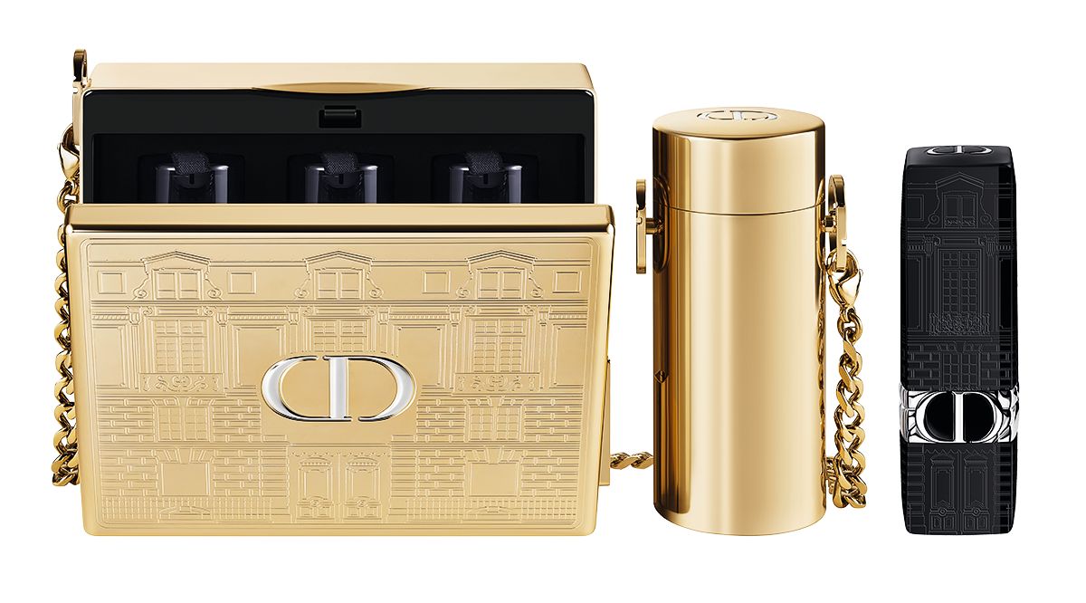 Dior, минодьер Rouge Dior Minaudière с футляром для помады, фото 2