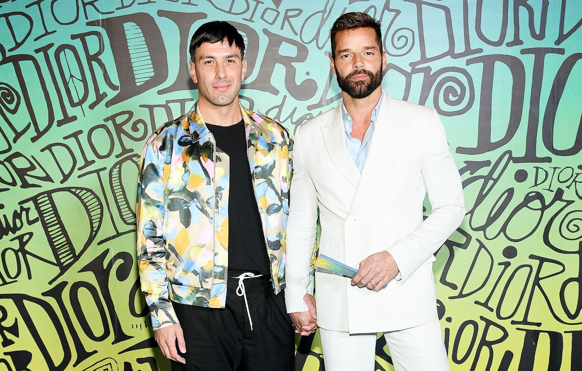 Джван Йосеф, Рики Мартин на шоу Dior Men's Осень 2020