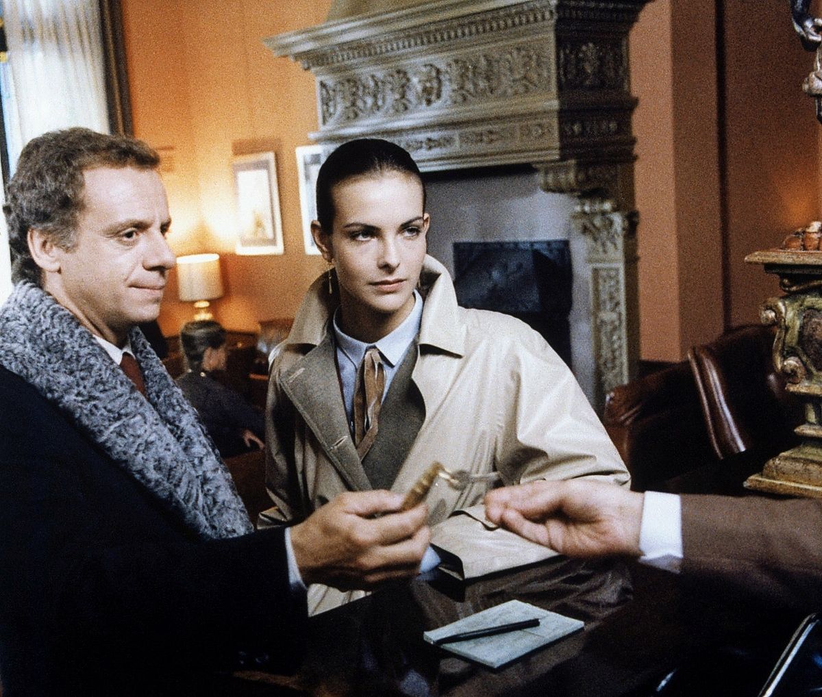 С Джонни Дорелли в фильме «Каракулевое пальто», 1979 г. С Джонни Дорелли в фильме «Каракулевое пальто»