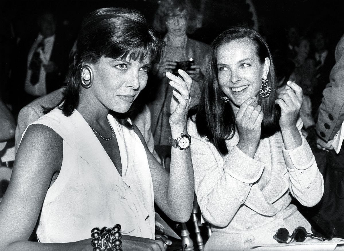 С принцессой Монако Каролиной, 1990 г. С принцессой Монако Каролиной