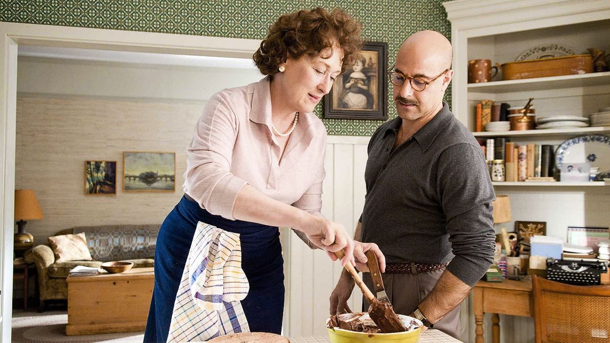 Мерил Стрип в фильме «Джули и Джулия: Готовим счастье по рецепту», 2009 г. Мерил Стрип в фильме «Джули и Джулия: Готовим счастье по рецепту»
