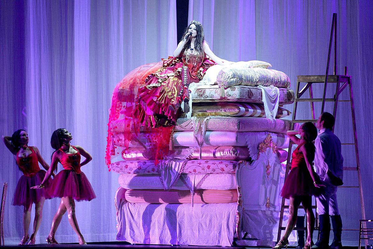 Сара Брайтман живое выступление в Verizon Center в Вашингтоне, 19 ноября 2008 г. Брайтман выступление в Verizon Center