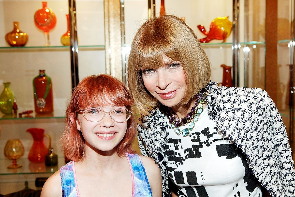 Тави Гевинсон и Анна Винтур на праздновании Barneys New York Fashion's Night Out