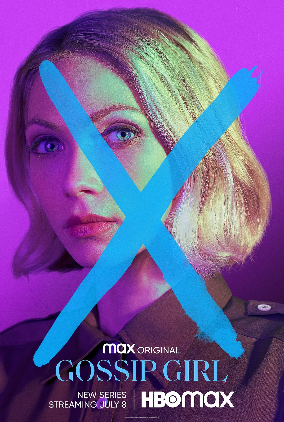 В роли Кейт Келлер в сериале «Сплетница», 2021 г.