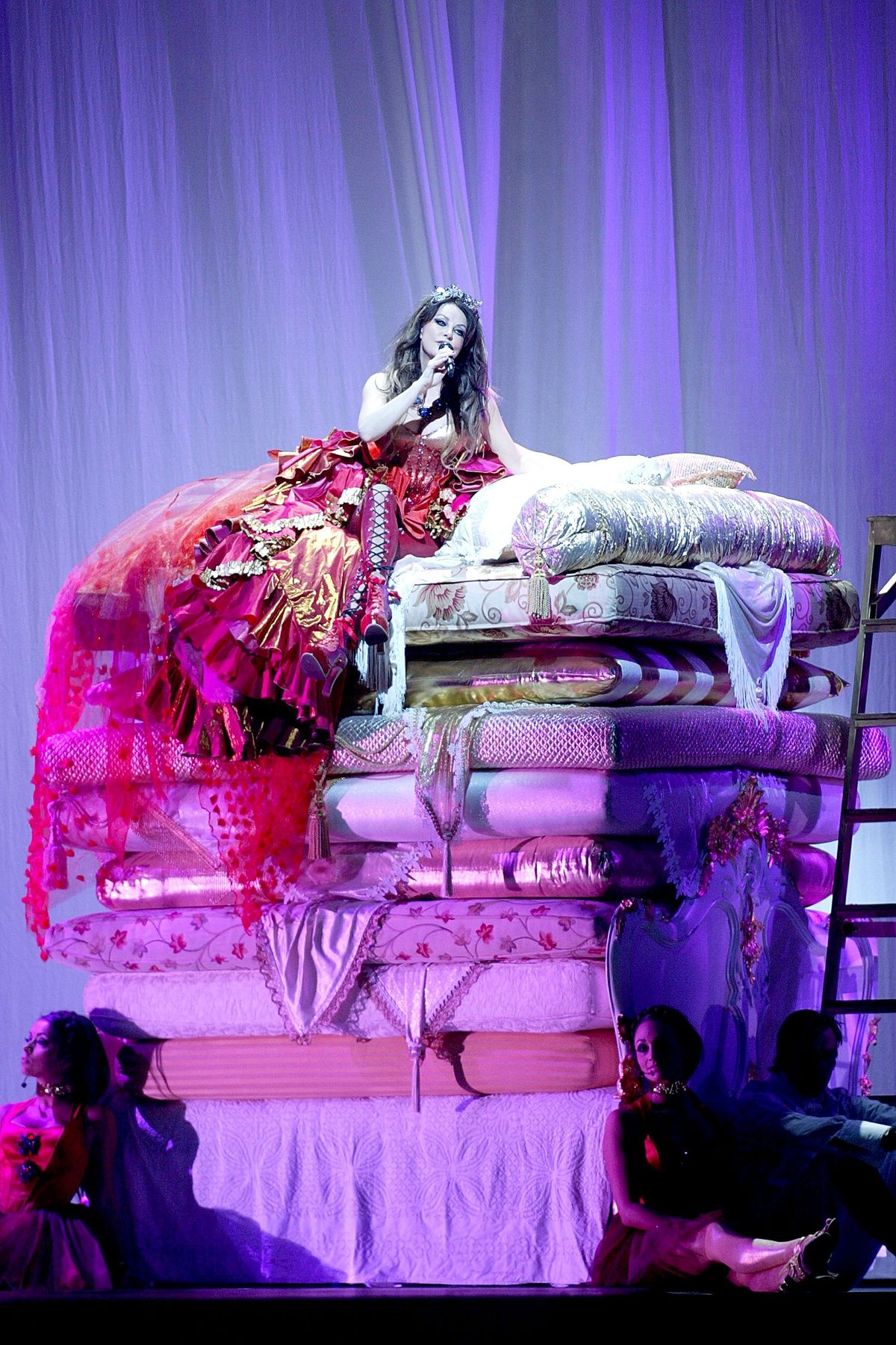 Сара Брайтман живое выступление в Verizon Center в Вашингтоне, 19 ноября 2008 г. Выступление в Verizon Center