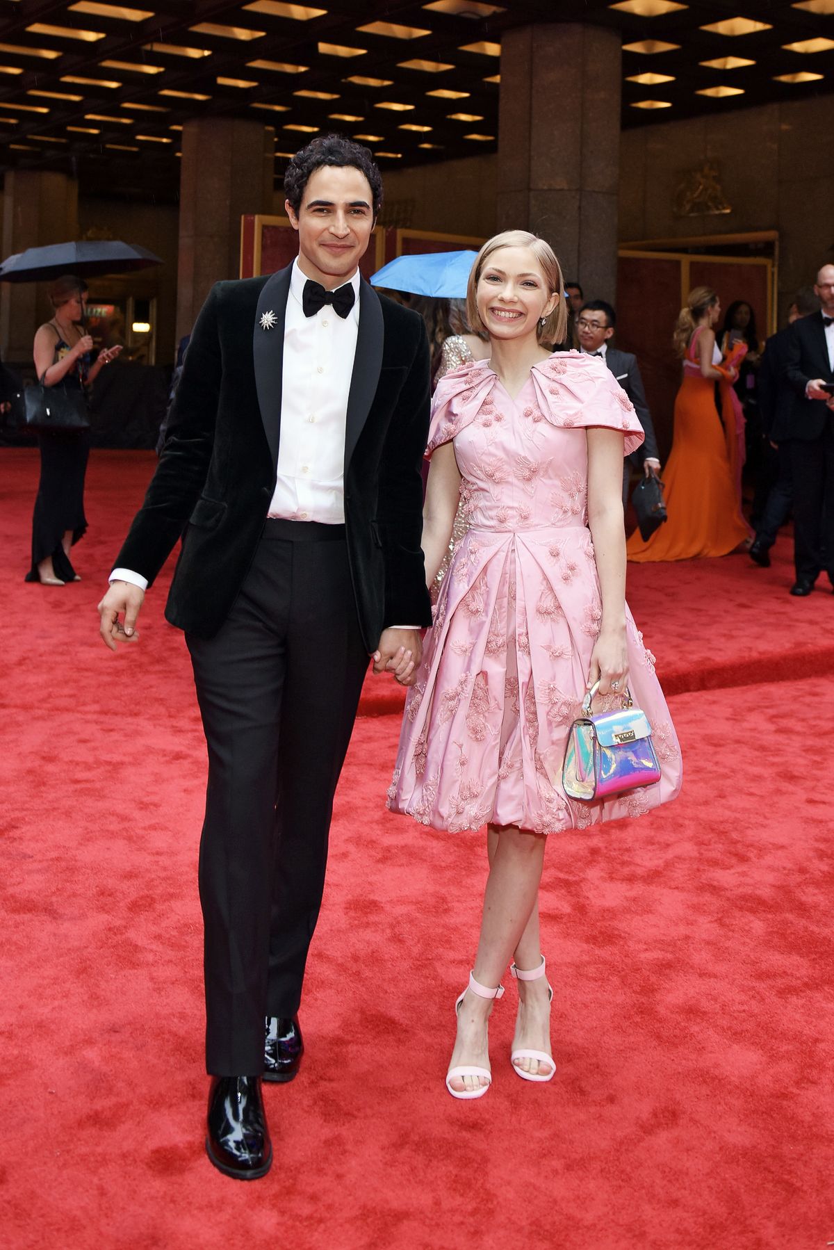 Зак Позен и Тави Гевинсон на 72-й ежегодной церемонии вручения премии Tony Awards