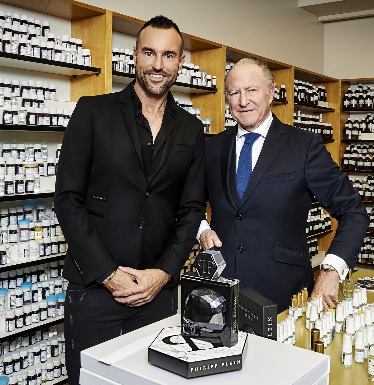 парфюмер Альберто Морильяс с Филиппом Плейном и новым ароматом Philipp Plein «The $kull»