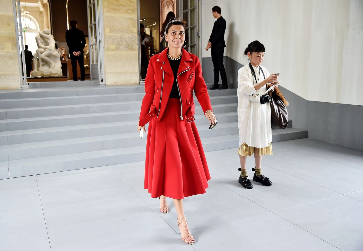 Джованна Батталья прибыла на шоу Christian Dior Womenswear Весна/Лето 2017
