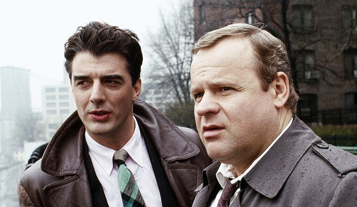 Крис Нот и Джордж Дзундза в сериале «Закон и порядок».