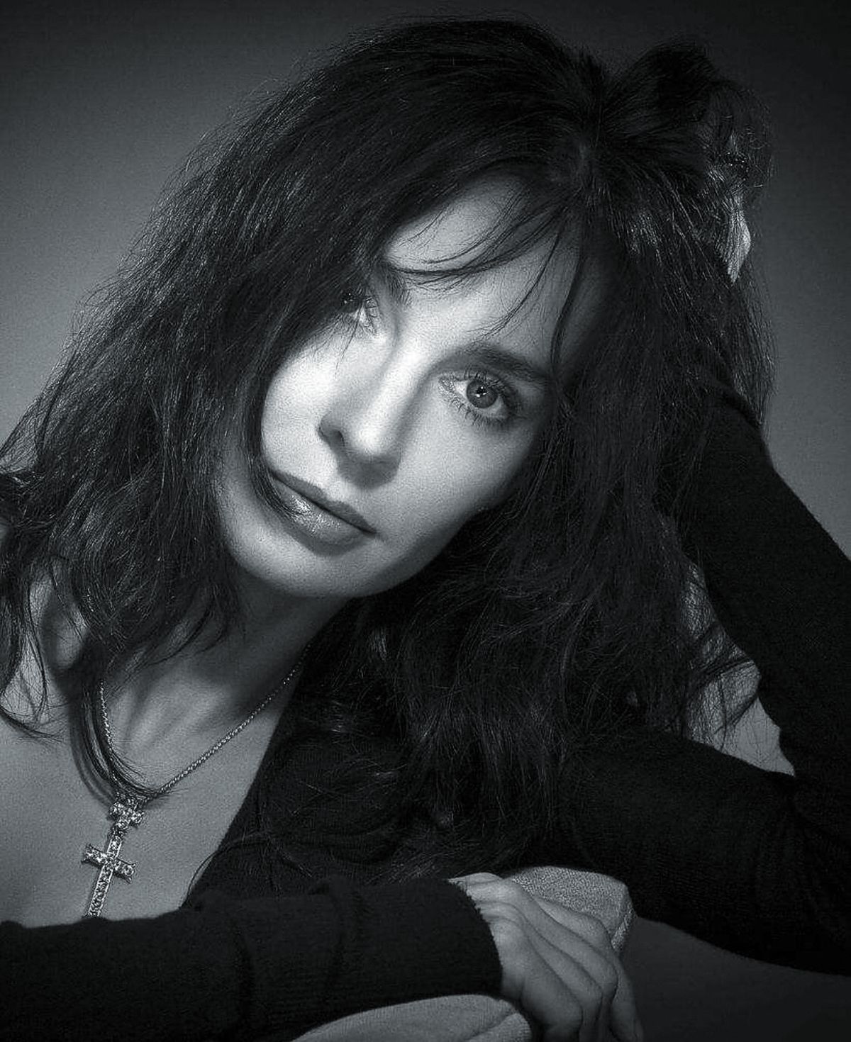 Портрет Анн Парийо выполненный в студии harcourt. Портрет Анн Парийо