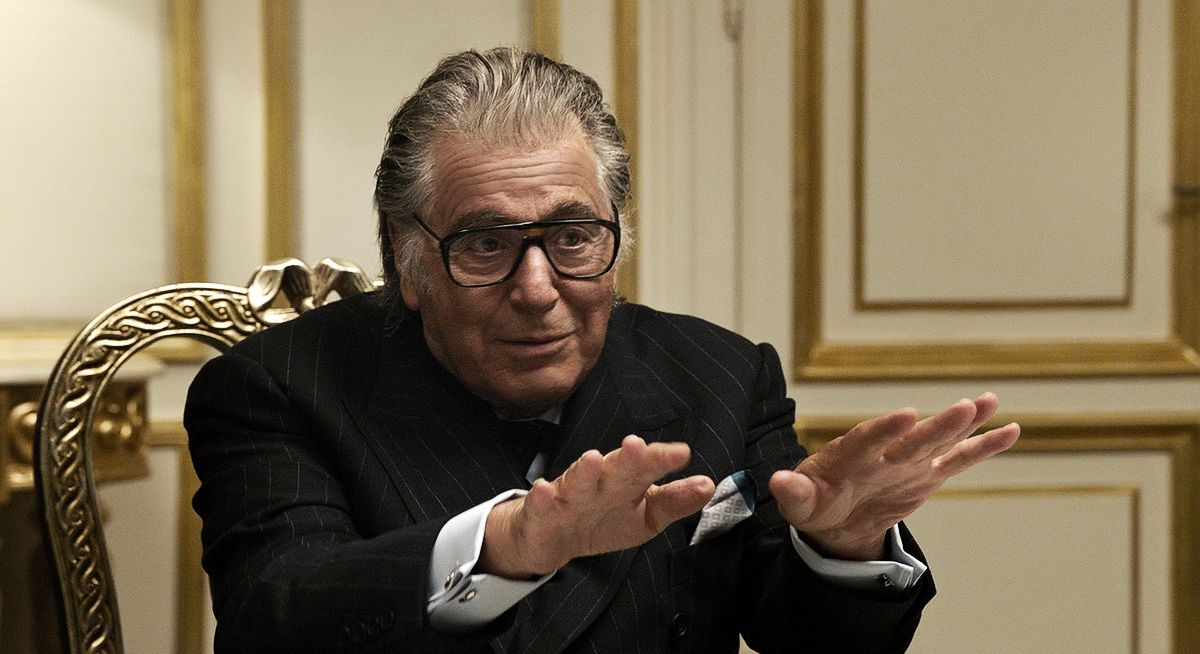 Аль Пачино в роли Альдо Гуччи в фильме «Дом Gucci», 2021 г.
