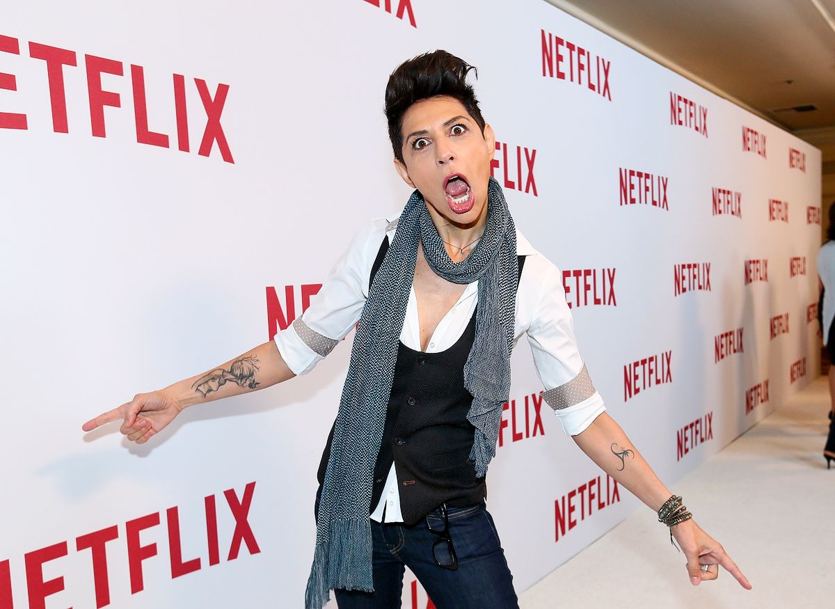 Доминик Кренн на обеде Netflix «Rebels and Rule Breakers Luncheon»