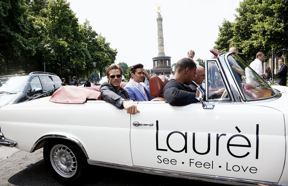 Джейсон Льюис на шоу Laurel Show Mercedes-Benz Fashion Week