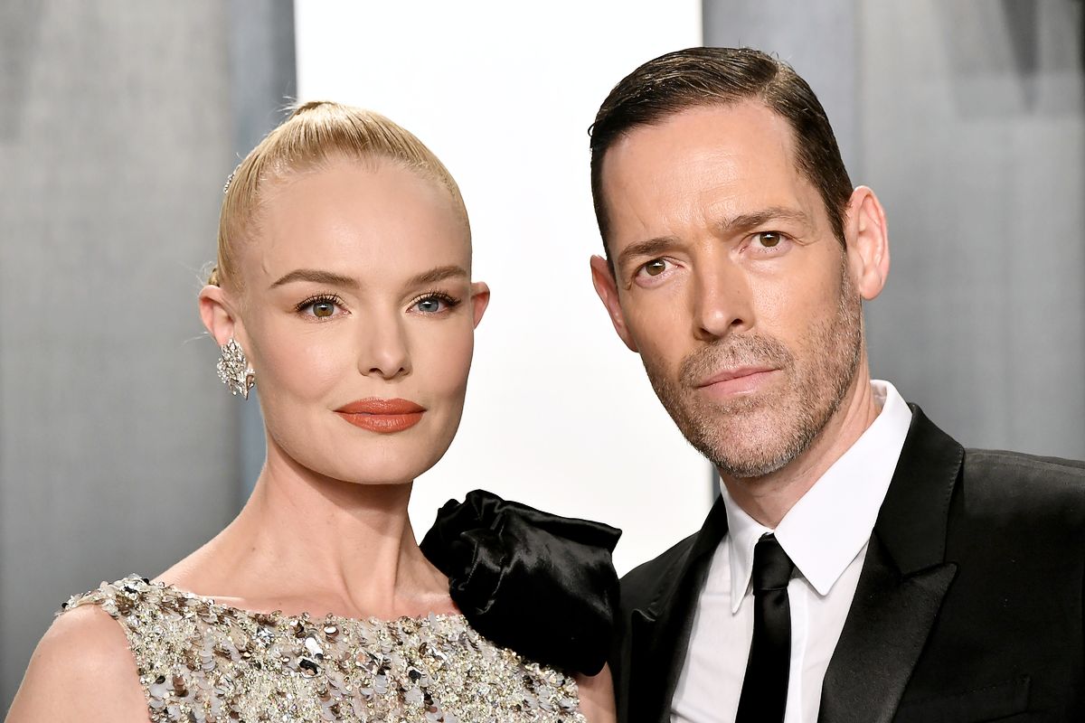 Кейт Босуорт и Майкл Полиш на вечеринке Vanity Fair Oscar Party 2020