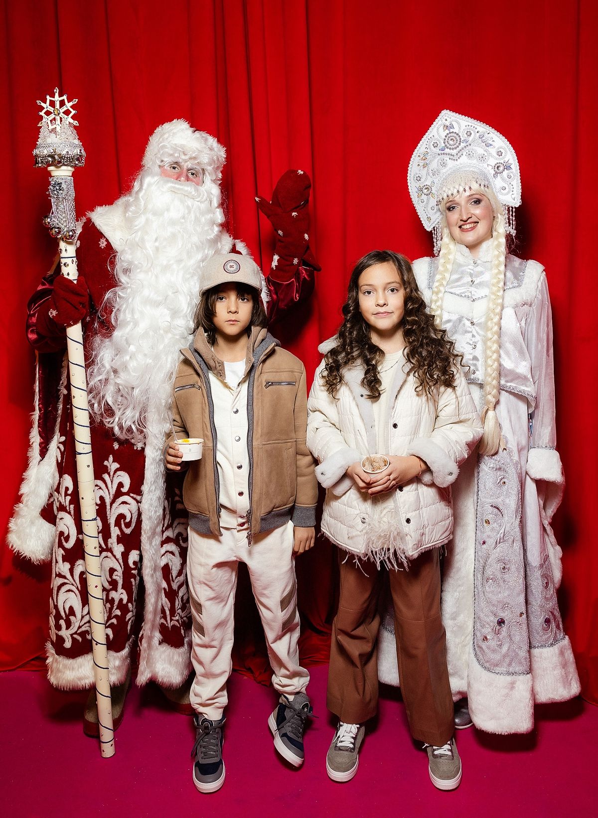 Мартин и Алла-Виктория Киркоровы на детской елке в Галереях «Времена Года»