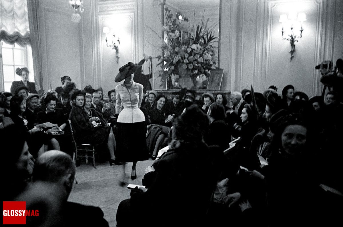Показ Christian Dior, весна 1947 г.