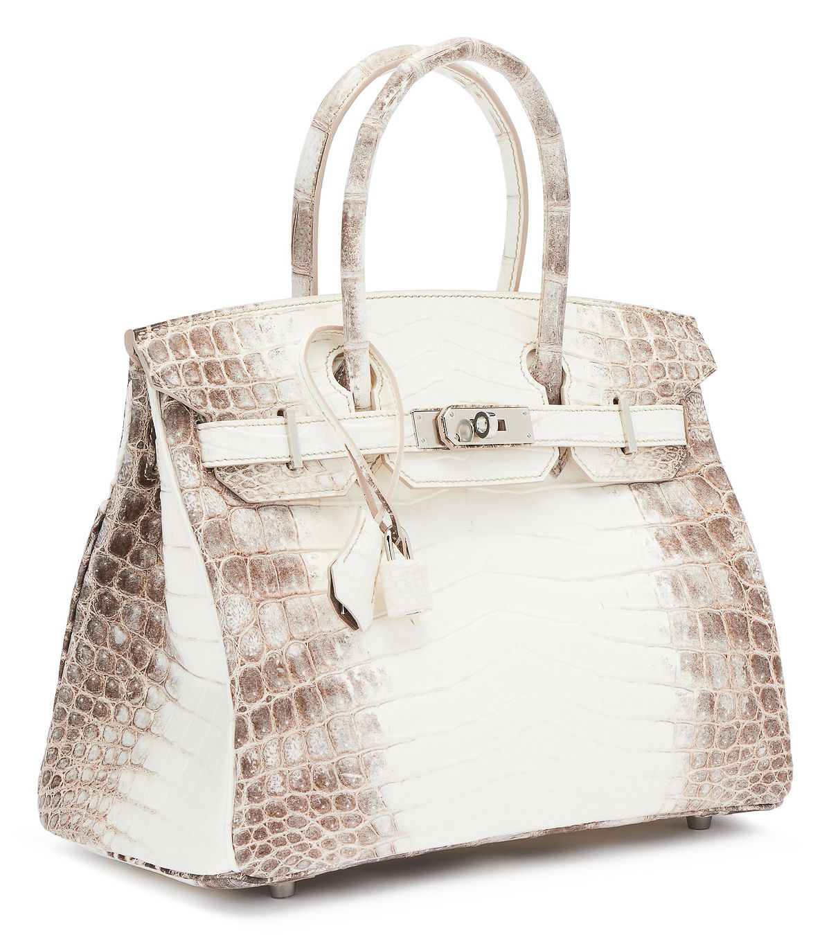 Сумка White Matte Niloticus Crocodile Himalaya Birkin Hermès