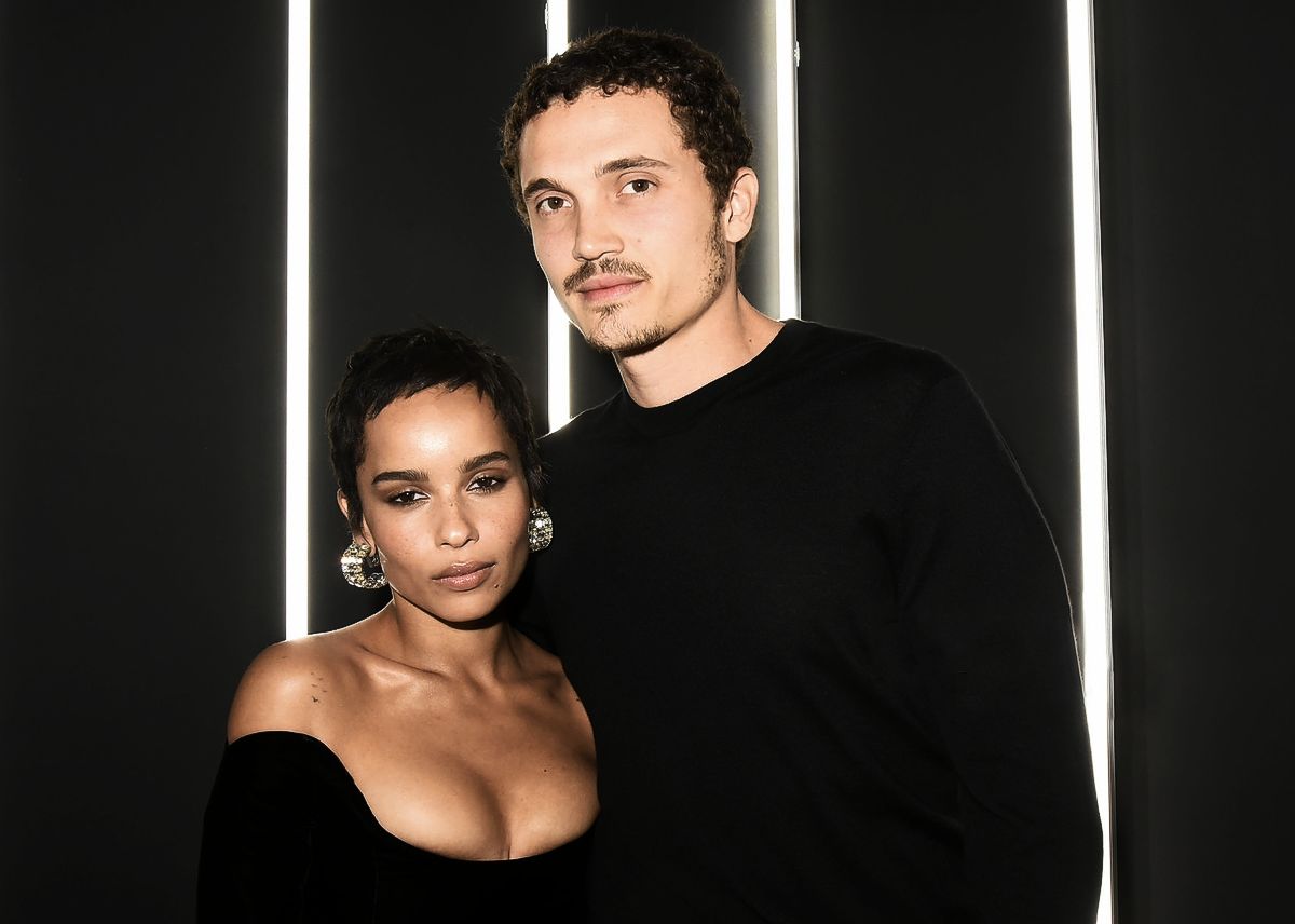 Зои Кравиц и Карл Глусман на вечеринке YSL Beauty Party