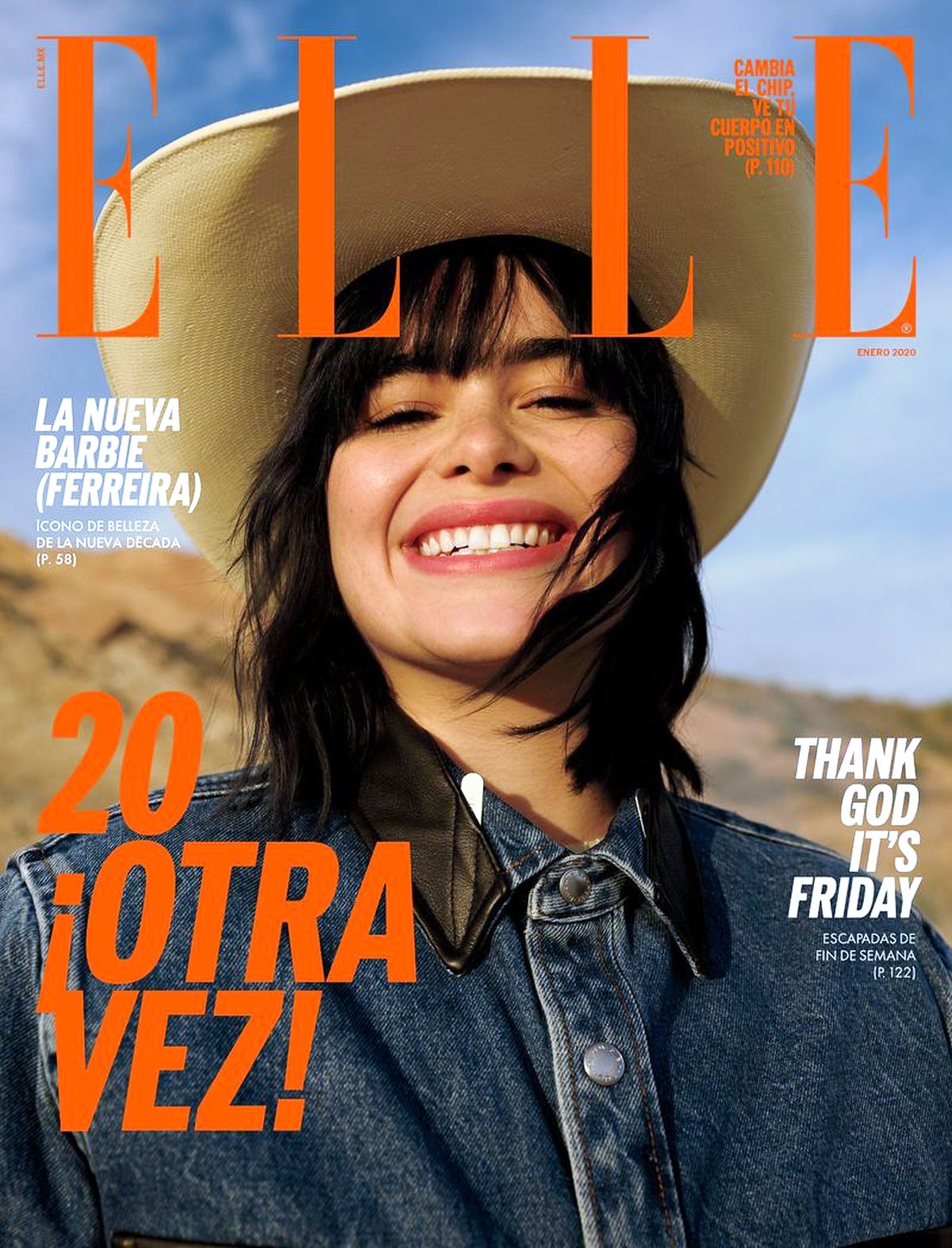 Барби Феррейра на обложке журнала Elle