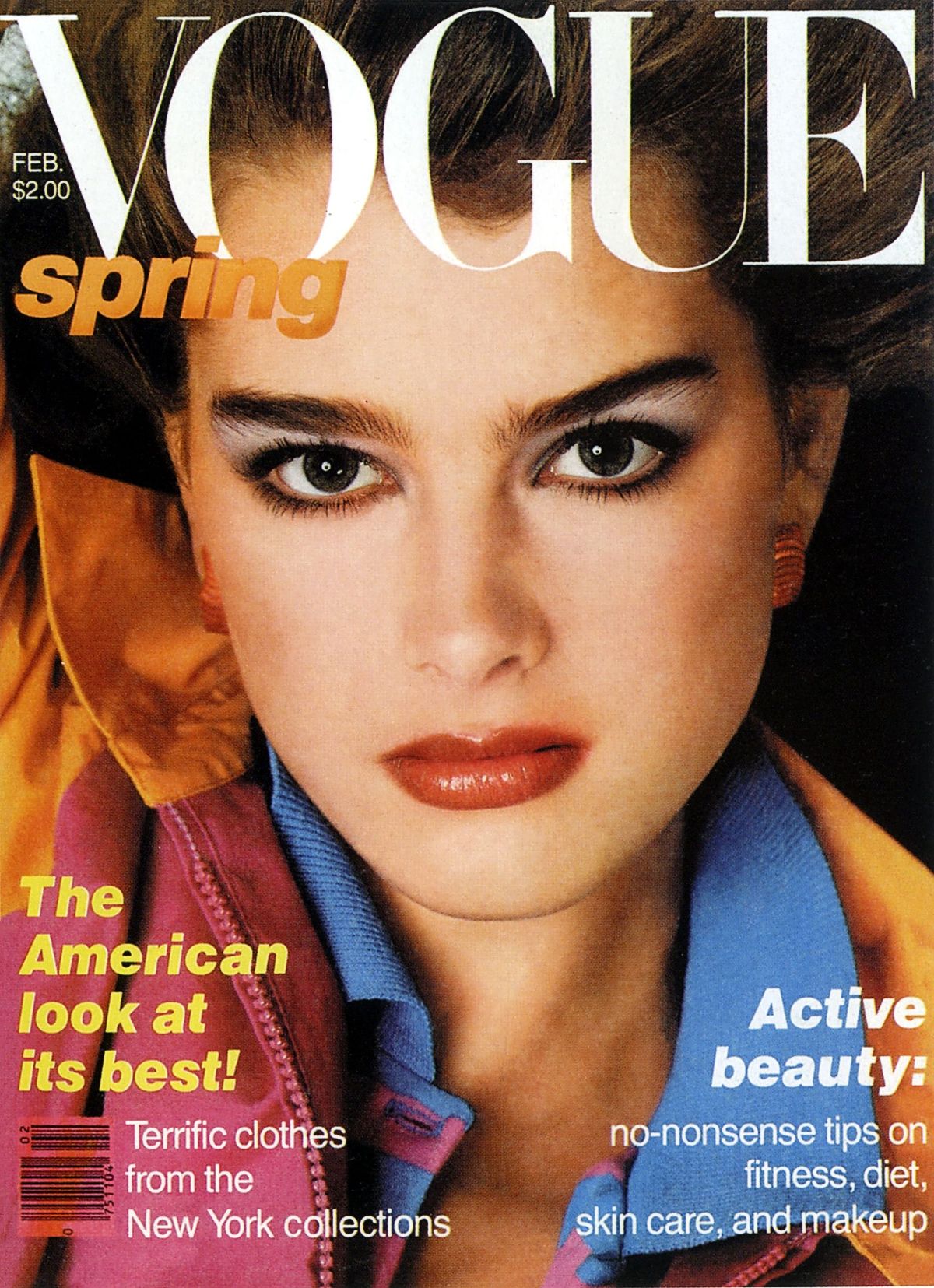 Брук Шилдс на обложке журнала Vogue, 1979 г.