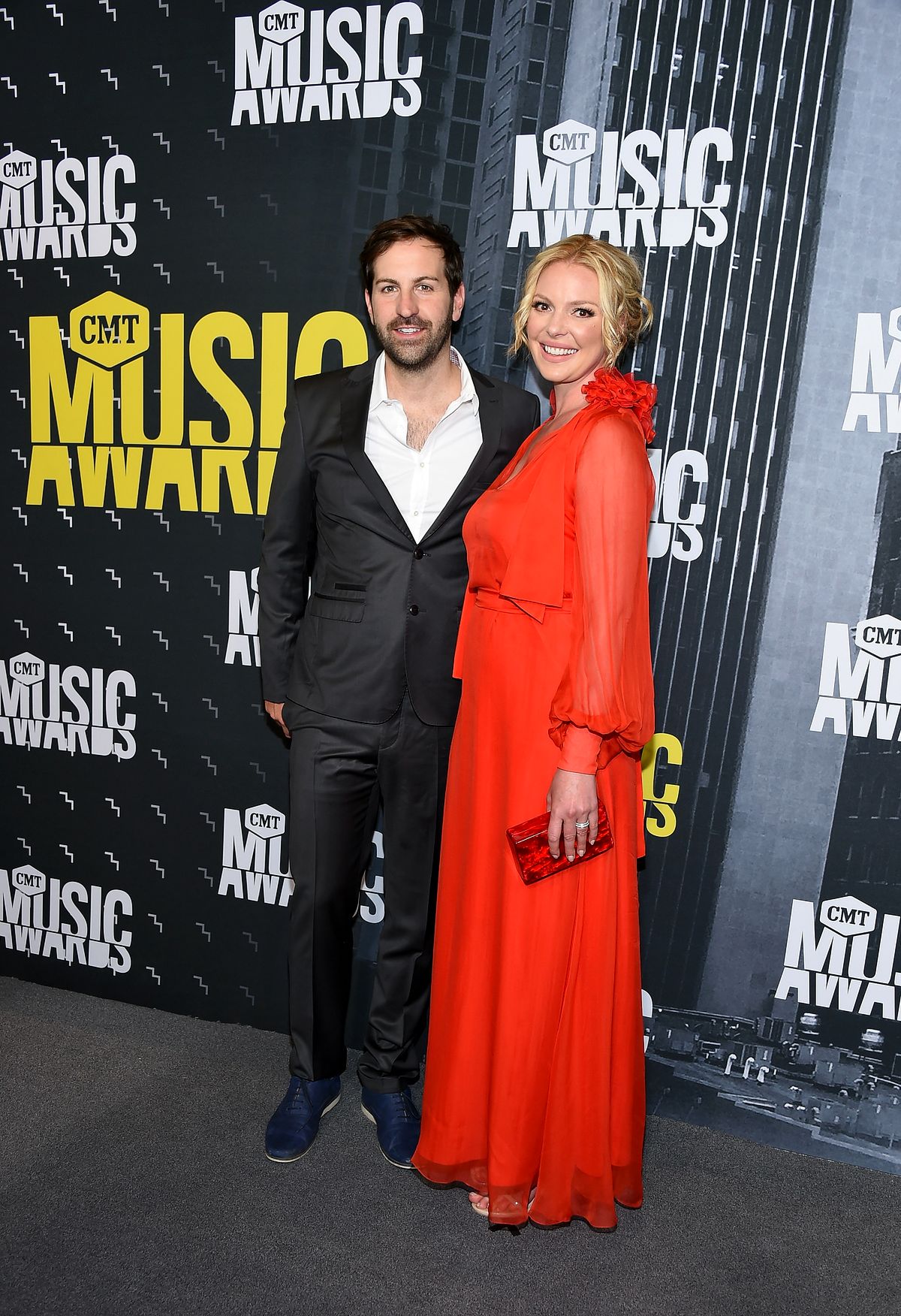 Джош Келли и Кэтрин Хейгл на церемонии вручения музыкальных наград CMT Music Awards