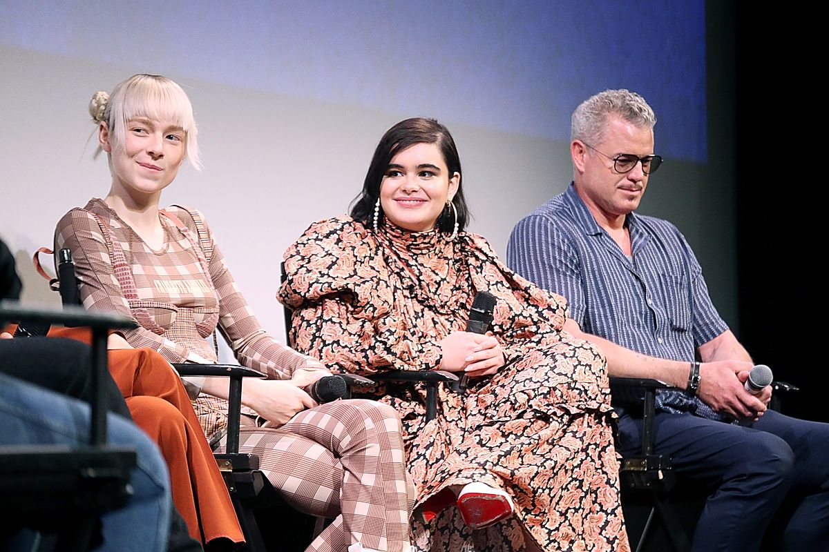 Хантер Шефер, Барби Феррейра и Эрик Дейн присутствуют на премьере сериала «Эйфория»