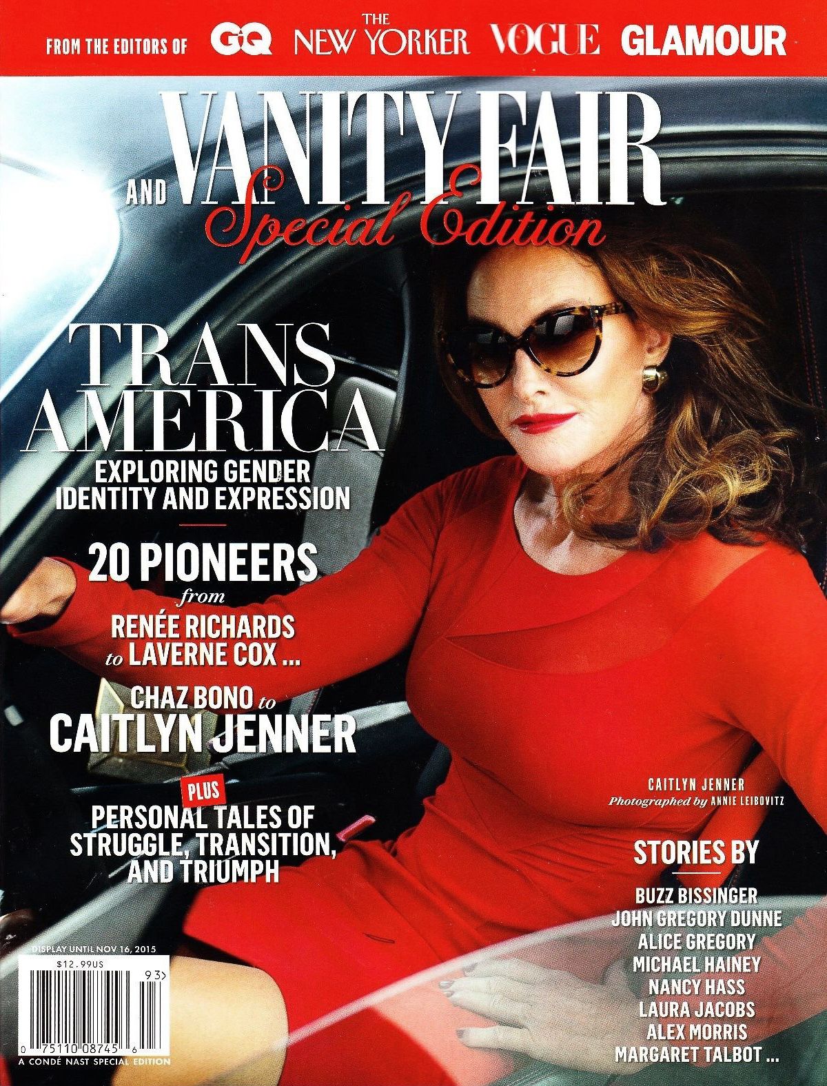 Кейтлин Дженнер на обложке журнала Vanity Fair Special Edition, 16 ноября 2015 г. Кейтлин Дженнер на обложке журнала Vanity Fair Special Edition