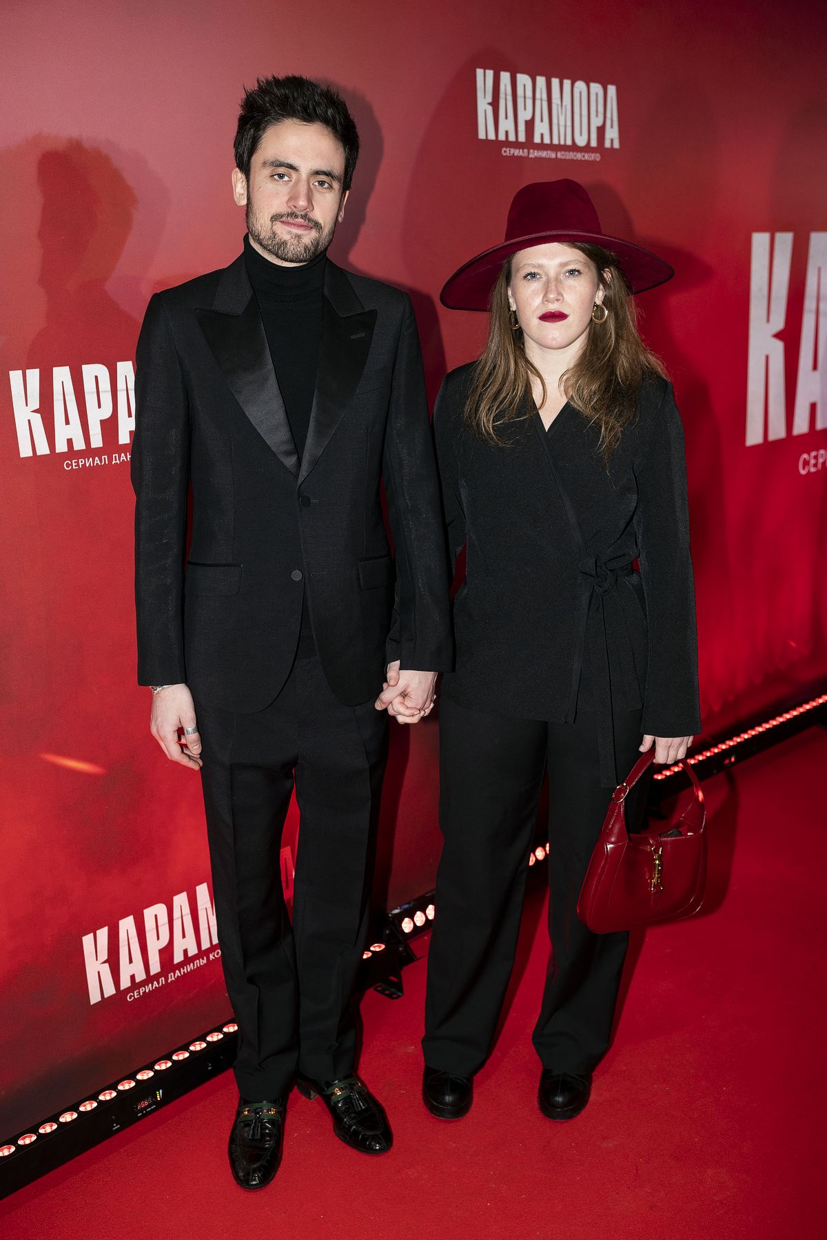 Варвара Шмыкова и Даниил Радлов на премьере сериала Данилы Козловского «Карамора»