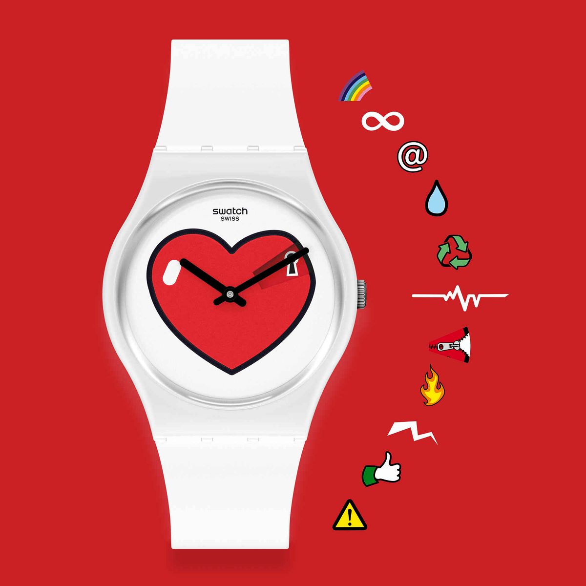 Часы Swatch Love O’Clock