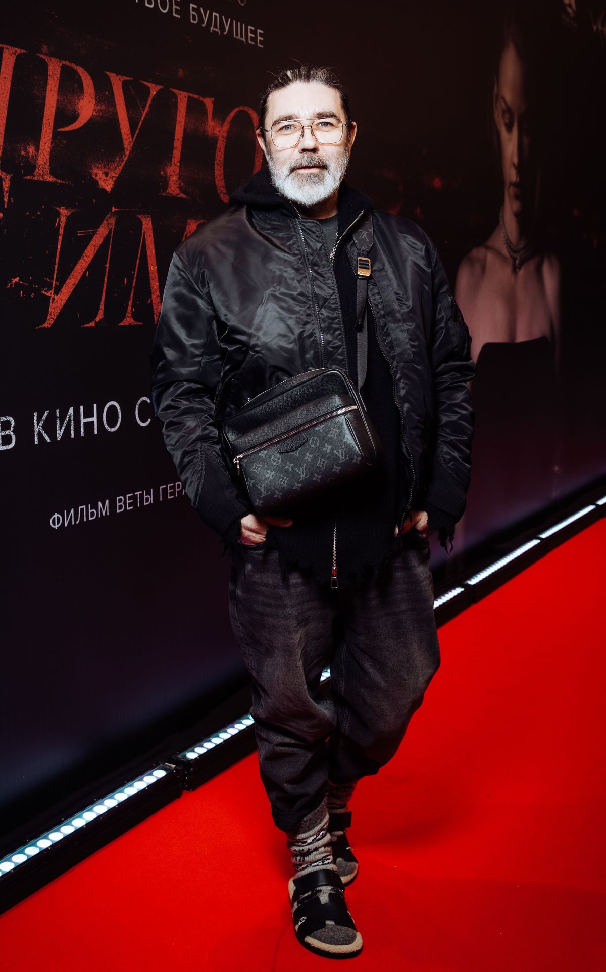 Даниил Берг на премьере фильма «Другое имя» в кинотеатре «Художественный», 1 февраля 2022 г. Даниил Берг на премьере фильма «Другое имя»