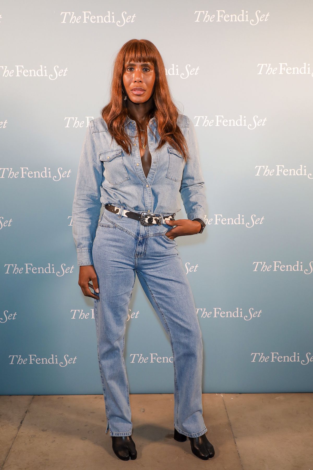 Хани Дижон на частном приеме в честь выпуска книги The Fendi Set, 8 февраля 2022 г.