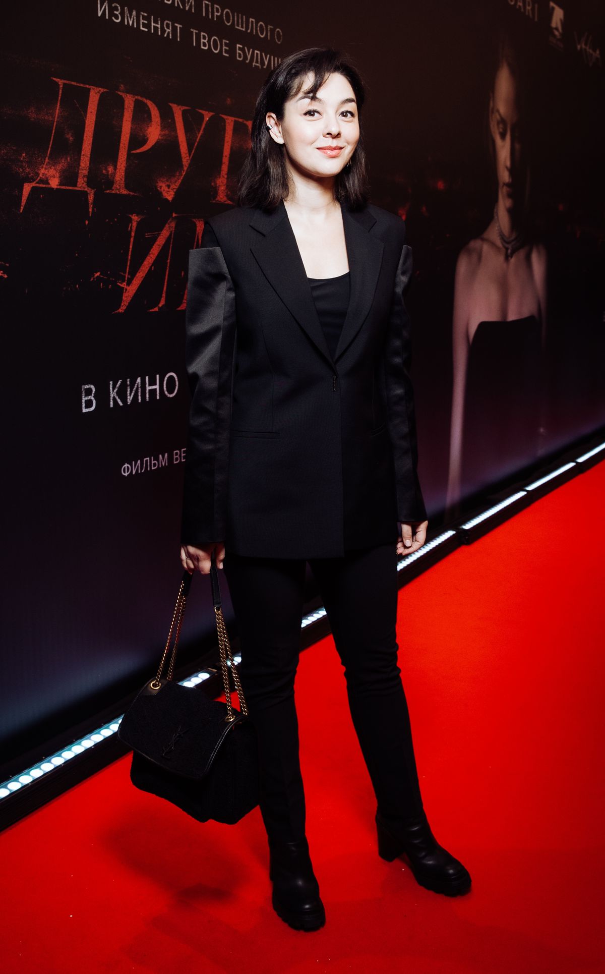 Марина Кравец на премьере фильма «Другое имя» в кинотеатре «Художественный», 1 февраля 2022 г. Марина Кравец на премьере фильма «Другое имя»