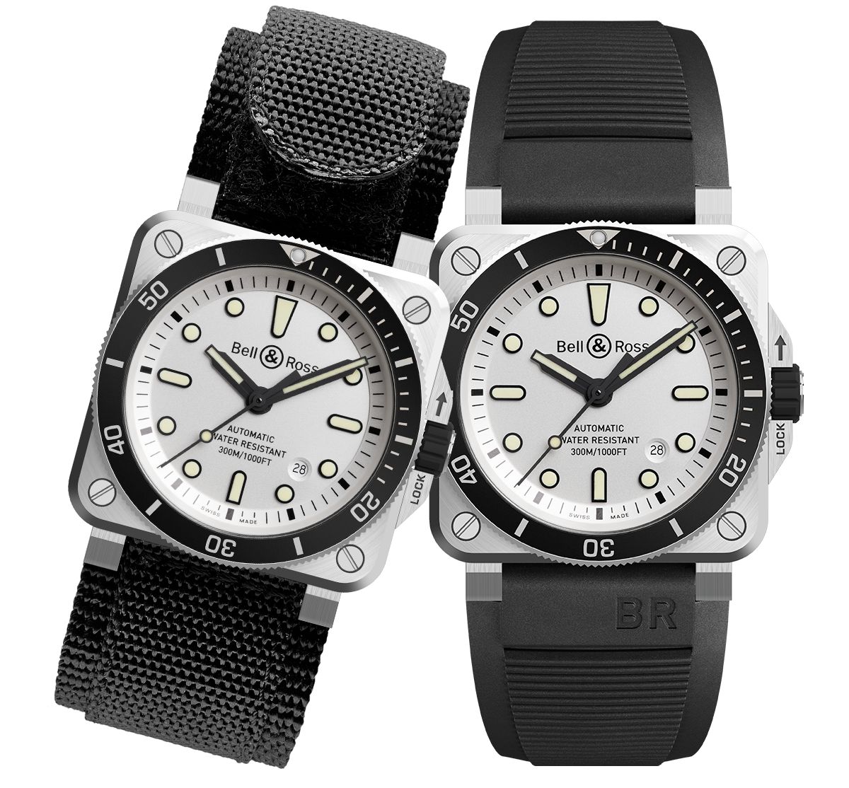 Новинка Bell & Ross: дайверские часы, фото 2 Новинка Bell & Ross: дайверские часы в корпусе из нержавеющей стали с белым циферблатом, фото 2